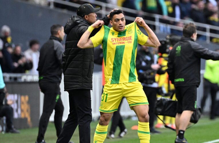 لقطة للمصري مصطفى محمد من مباراة في الدوري الفرنسي تشعل تفاعلاً