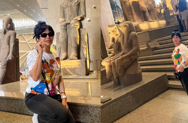 رشا شربتجي في صور من المتحف المصري الكبير.. وهذا ما تتمناه