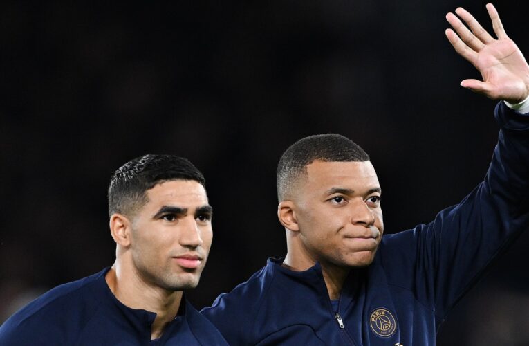 هذا ما فعله مبابي عند رؤيته لحكيمي على هامش مباراة ريال مدريد وباريس