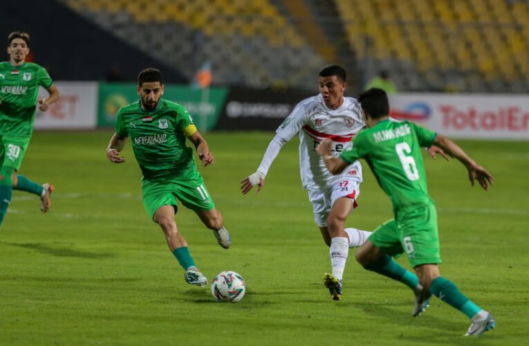 من منتصف الملعب.. لاعب الزمالك يسجل واحداً من أروع أهداف الدوري المصري