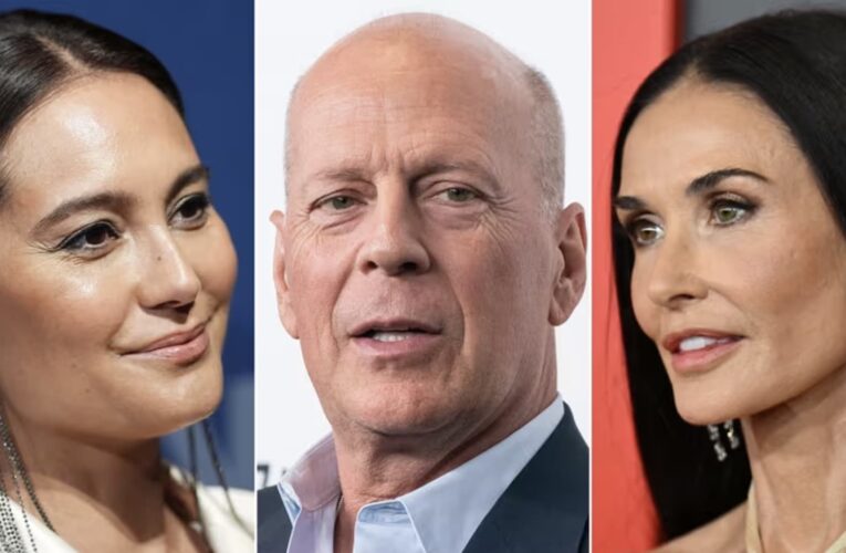 ديمي مور تدعم إيما هيمينغ زوجة طليقها بروس ويليس في محنته الصحية