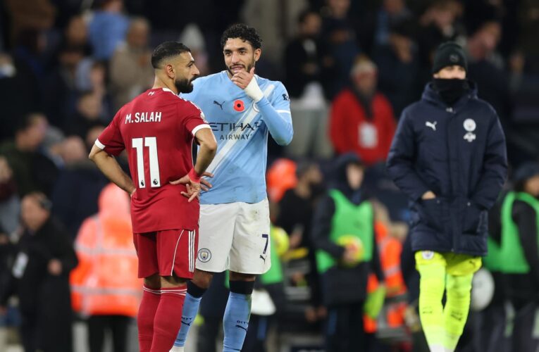 هذا ما فعله مرموش مع صلاح بعد فوز مانشستر سيتي على ليفربول