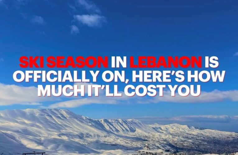 Ski Season In Lebanon Is Officially On, Here’s How Much It’ll Cost You