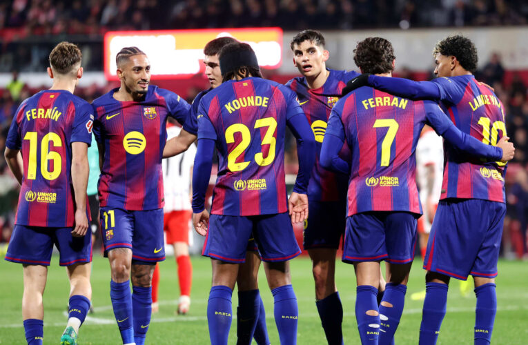هذا ما فعله لاعبو برشلونة بعد الخسارة من جيرونا في الدوري الإسباني