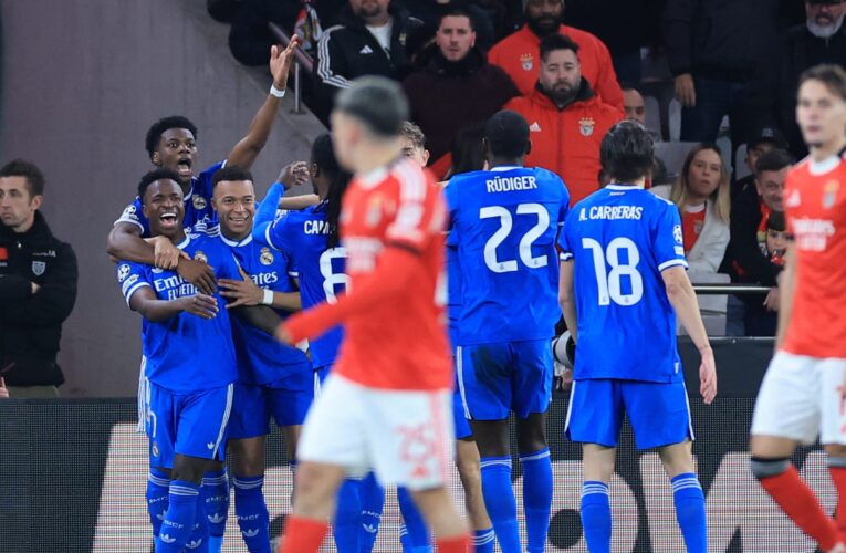 تشامبيونزليغ: ريال مدريد يهزم بنفيكا بهدف “مُذهل” من فينيسيوس وباريس يتغلب على موناكو