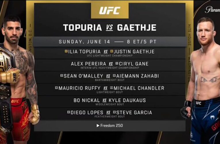 لأول مرة.. بطولة UFC تعلن إقامة نزال تاريخي على حديقة البيت الأبيض