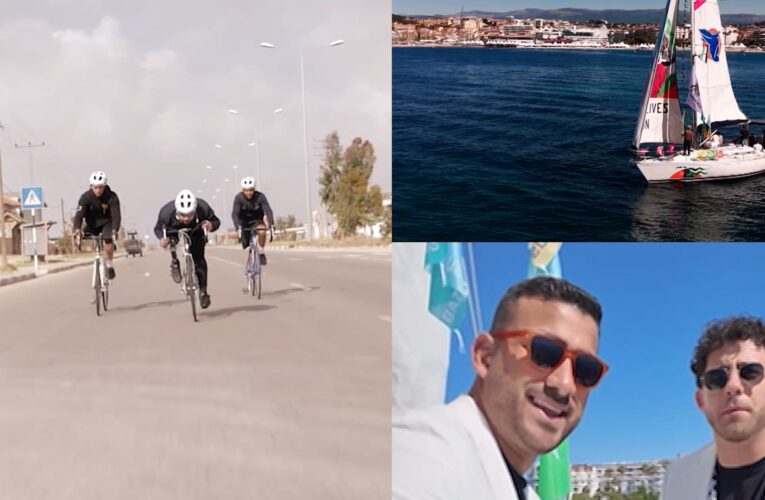 فريق من ذوي الأطراف المبتورة يبحر بقارب من غزة إلى مهرجان كان السينمائي