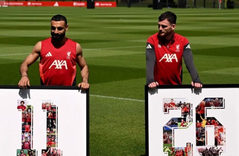 هكذا ودع لاعبو ليفربول محمد صلاح في آخر حصة تدريبية له